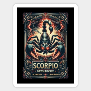 Dark Fantasy Scorpio Magnet